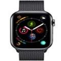 Apple Watch Series 4 GPS + LTE 44mm, viền thép, dây milanese (Black)