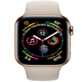 Apple Watch Series 4 GPS + LTE 44mm, viền thép, dây cao su (Gold)