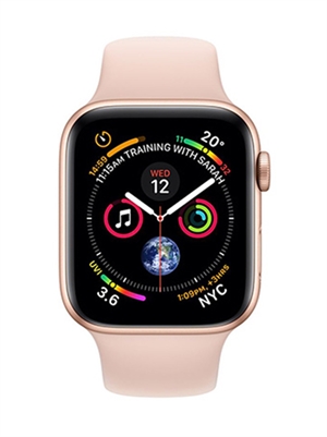 Apple Watch Series 3 42mm Gold Aluminum Case with Rose Gold Sand Sport Band MQL22 (GPS)