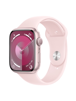 Đồng hồ thông minh Apple Watch Series 9 - GPS + LTE, 41mm - Vỏ Nhôm Dây Cao Su - VN/A (Pink)